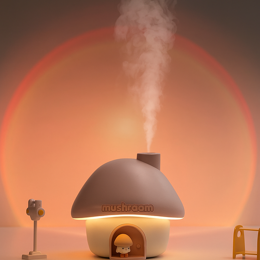 Moravae™ – Mantar Şekilli Hava Nemlendirici ve Aromaterapi Difüzörü