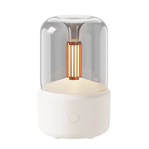 Modern Işıklı Aromaterapi Difüzörü - Soğuk Buhar Nemlendirici (Ultrasonik Teknoloji)